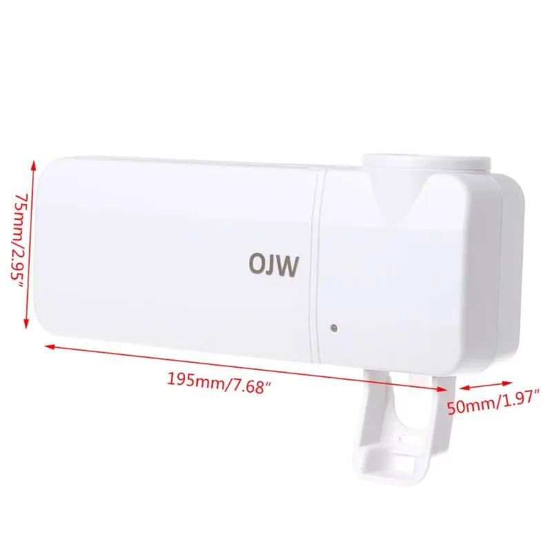 

USB Charging UV Light Ultraviolet Tooth brush Sanitizer Toothbrush Holder Automatic Toothpaste Squeezers Dispenser Home Set G99E