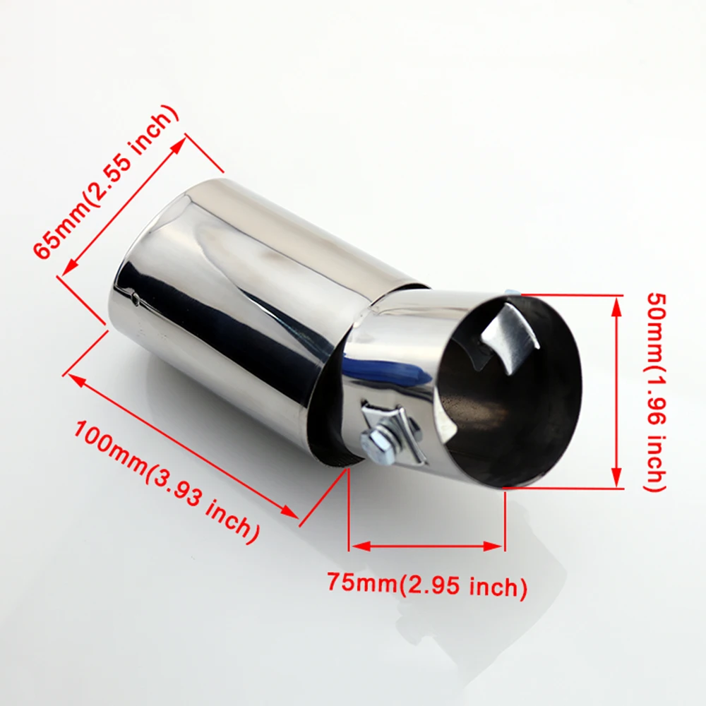 Универсальные аксессуары автомобильный глушитель выхлопной трубы с двойным