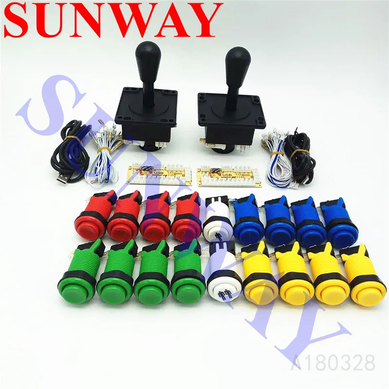 Бесплатная доставка набор аркадных джойстиков diy или USB джойстик с нулевой