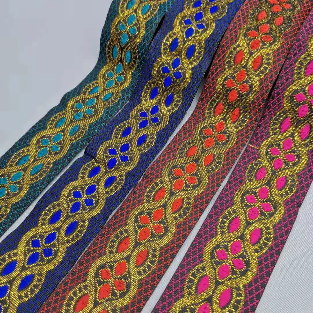 Тканый Жаккардовый шнур с тесьмой Ширина 33 мм ширина 7 м тесьма для