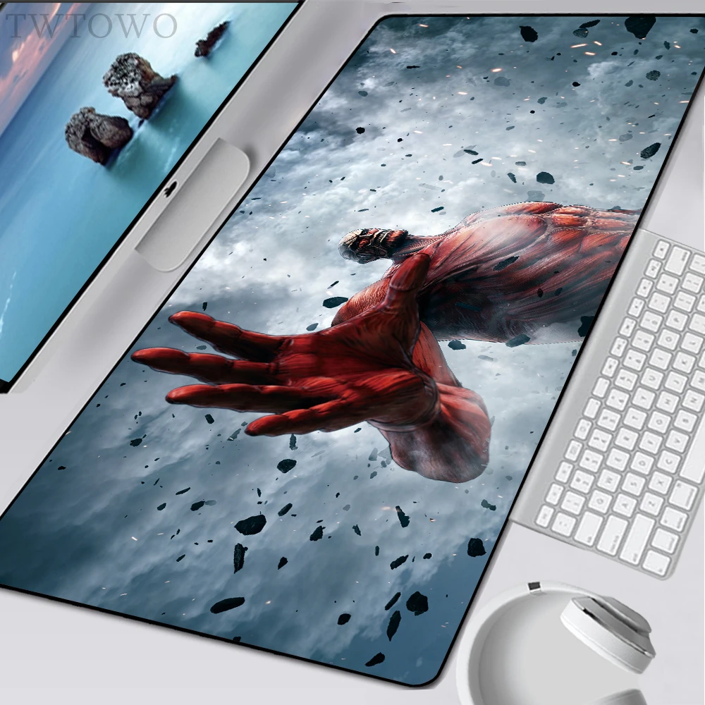 

Mouse Pad Gamer Computer Large XXL Home MousePads Anime Attack on Titan Laptop Carpet Office Anti-slip Mice Pad