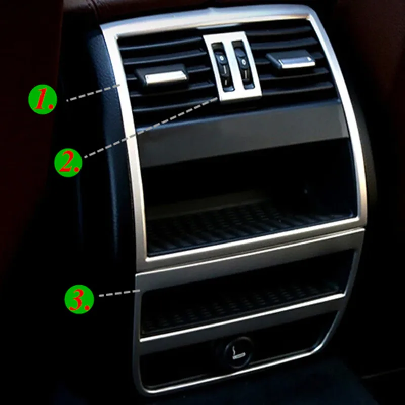 Автомобильный подлокотник задние вентиляционные отверстия декоративная крышка