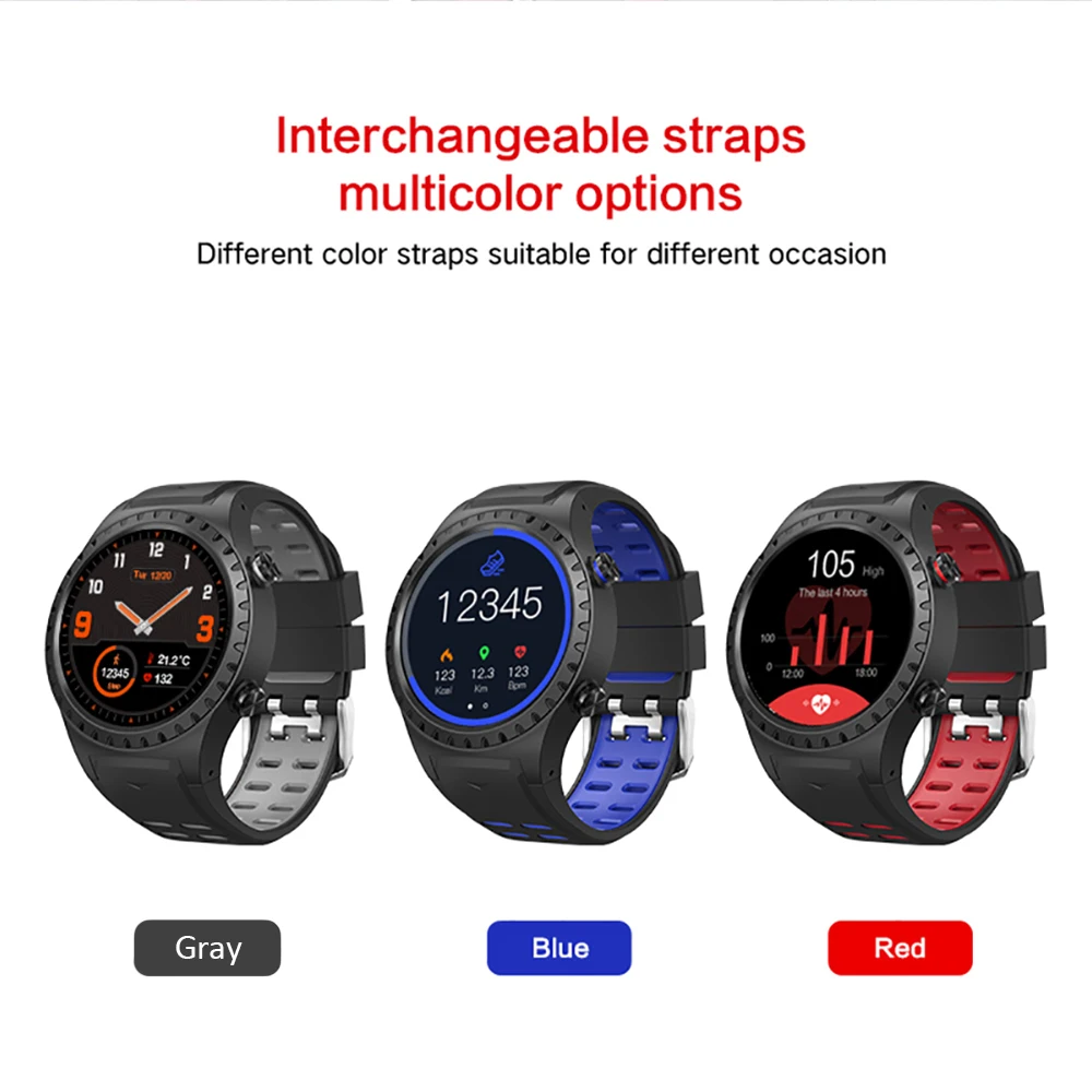 Спортивные Смарт-часы для мужчин 1 3 дюйма Bluetooth 4 0 GPS Компас Барометр шагомер