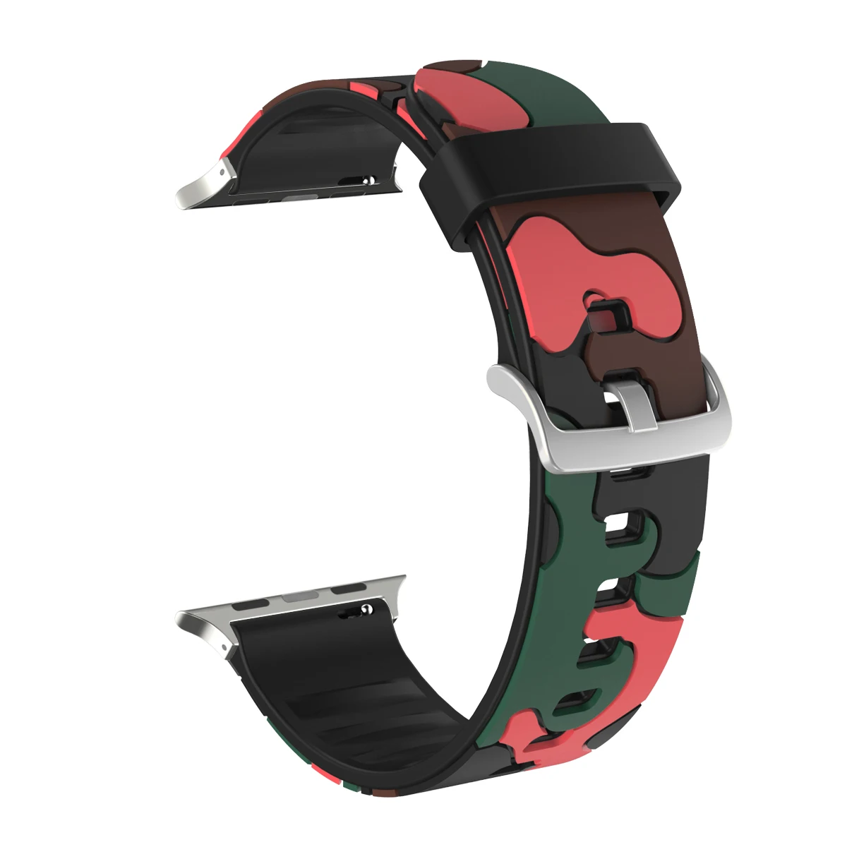 Мягкий силиконовый ремешок GOOSUU для Apple Watch SE Band 40 45 44 41 38 мм 42 спортивный
