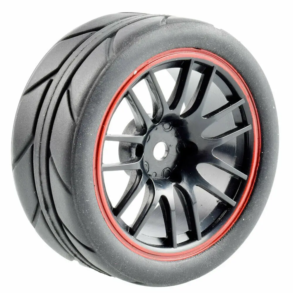 RC 9068 6087 Grip TiresTires & комплекты колес для HSP HPI 1/10 1:10 гоночный автомобиль|Детали и