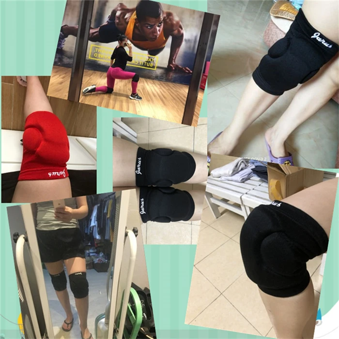Уплотненные губки спортивные наколенники Волейбол Фитнес наколенники Поддержка детей танцы катание скейтборд наколенник протектор