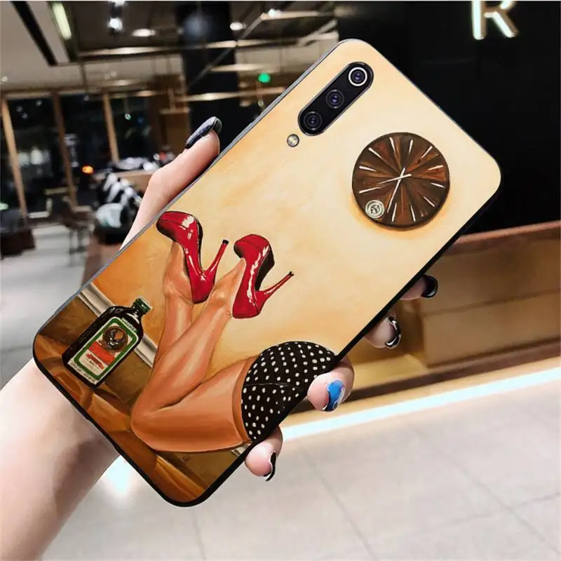 Роскошный красный чехол на высоком каблуке для Huawei Honor 30 20 10 9 8 8x 8c v30 Lite view pro |