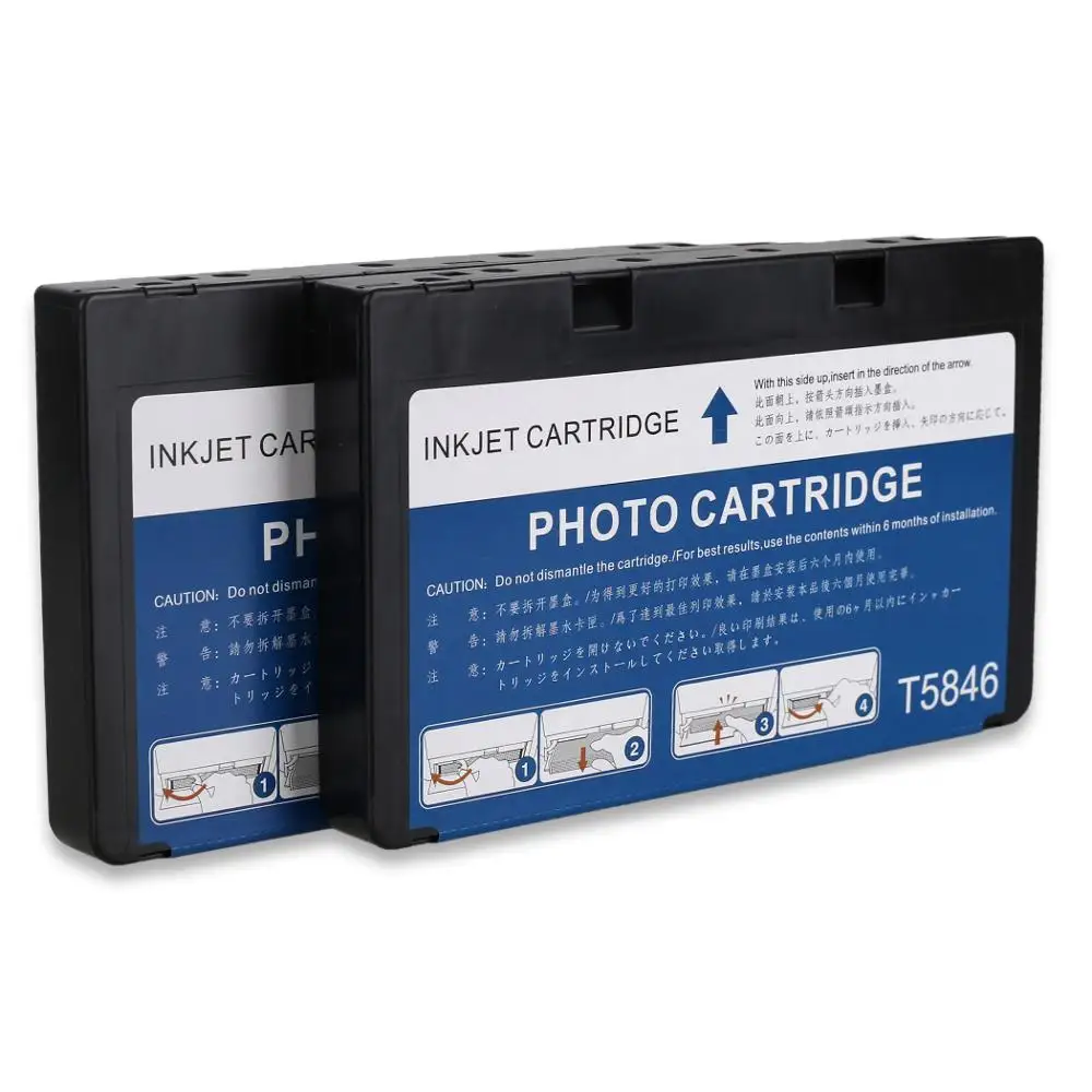 Новый чернильный картридж T5846 для принтера Epson PictureMate PM225 PM300 PM200 PM240 PM260 PM280 PM290