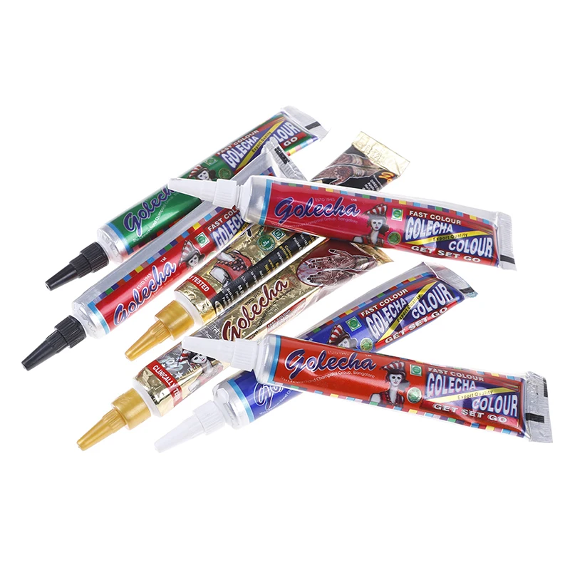 1 шт. хна паста краска для тела трафарет татуировки цветная боди арта индийский