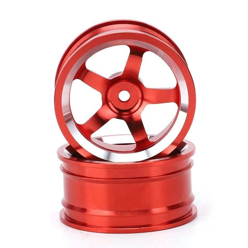 

2 Set RC Car Parts: 1 Set RC Car Wheel Rubber Tires Tyres 16-ZJ01 & 1 Set Aluminum 52MM Wheel Rims