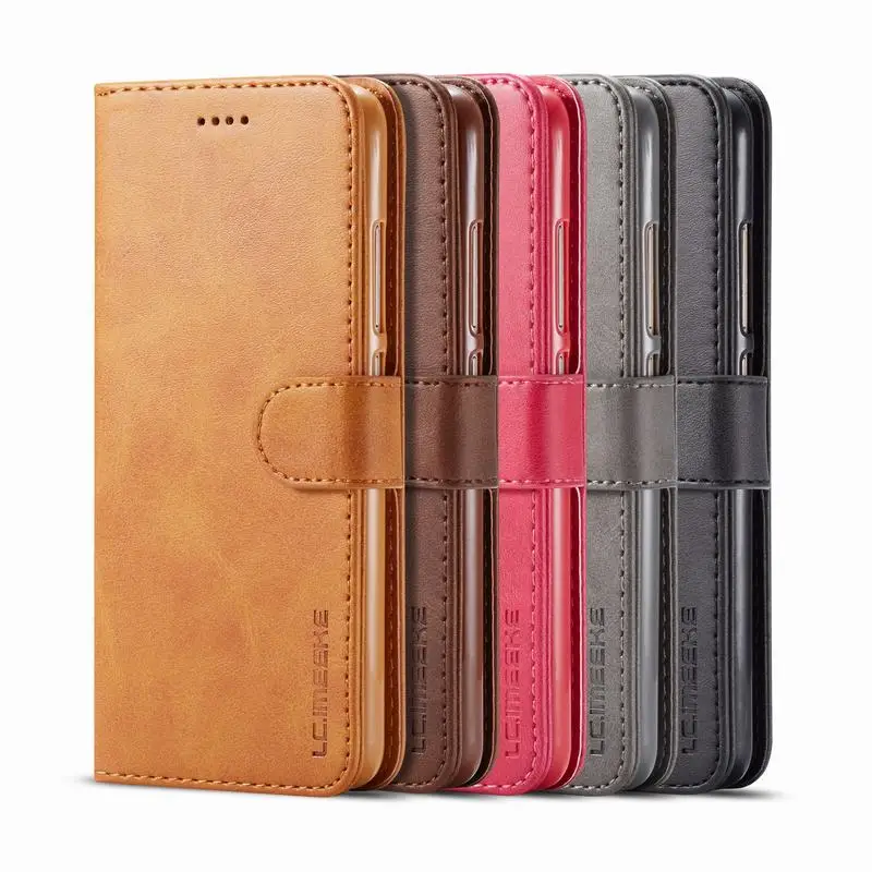 Leather Case For Xiaomi Redmi 6 Pro Flip Cover A 6A 6Pro Wallet Magnetic Luxury Vintage Phone Bags Cases | Мобильные телефоны и