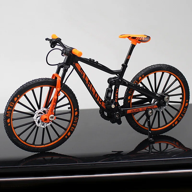 

Crazy Magic Finger Bike Alloy Bicycle Model Bicycle Bend Road Mini Racing Toys Adult Collection Gifts
