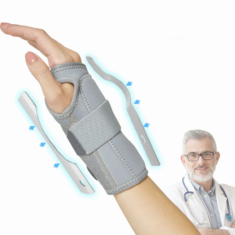 

1PCS Carpal Tunnel Wrist Brace Splints Wrist Support for Arthritis Tendonitis Night Sleep with Palm Massage Pad Right Left Hand