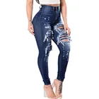 Новые 2020 женские джинсовые штаны, Slim потертые рваные Градиент Длинные джинсы джинсовые шорты сексуальные повседневные штаны Горячая Распродажа штаны женские # GH