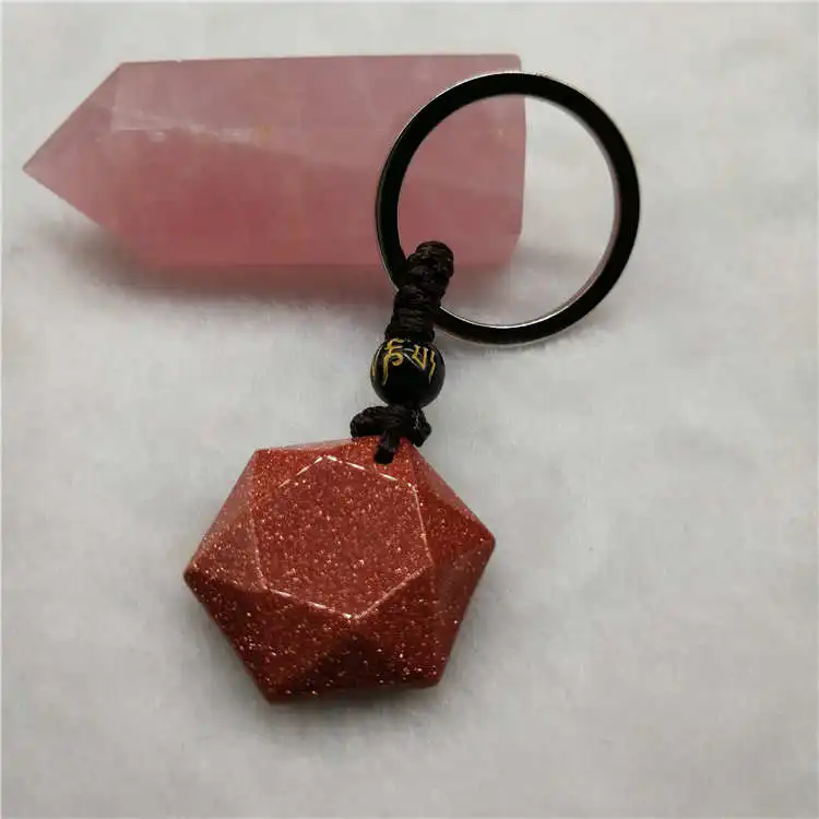 Прямая поставка натуральный энергетический камень красный песчаник Шесть звезд