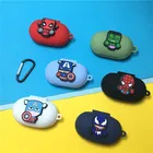 Чехол для наушников Marvel для Samsung Galaxy BudsBuds + Мягкий силиконовый чехол для беспроводных наушников Bluetooth для Samsung Buds с крючком