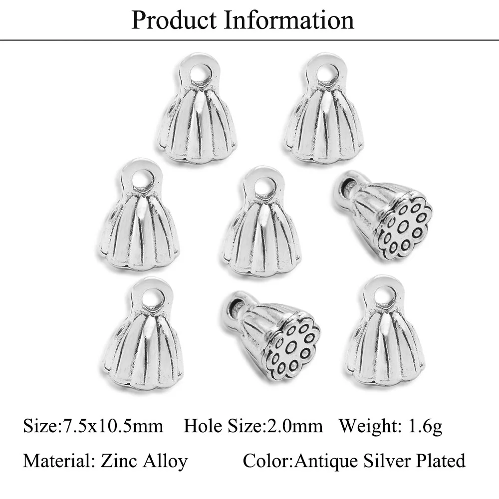 15 шт./лот Подвески для изготовления ювелирных изделий в виде цветка оптовая