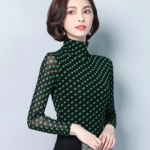 Женские простые удобные черные рубашки с романтическим принтом большие размеры