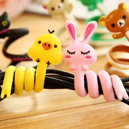 Комплект из 3 предметов с изображением милых животных зажим для провода и