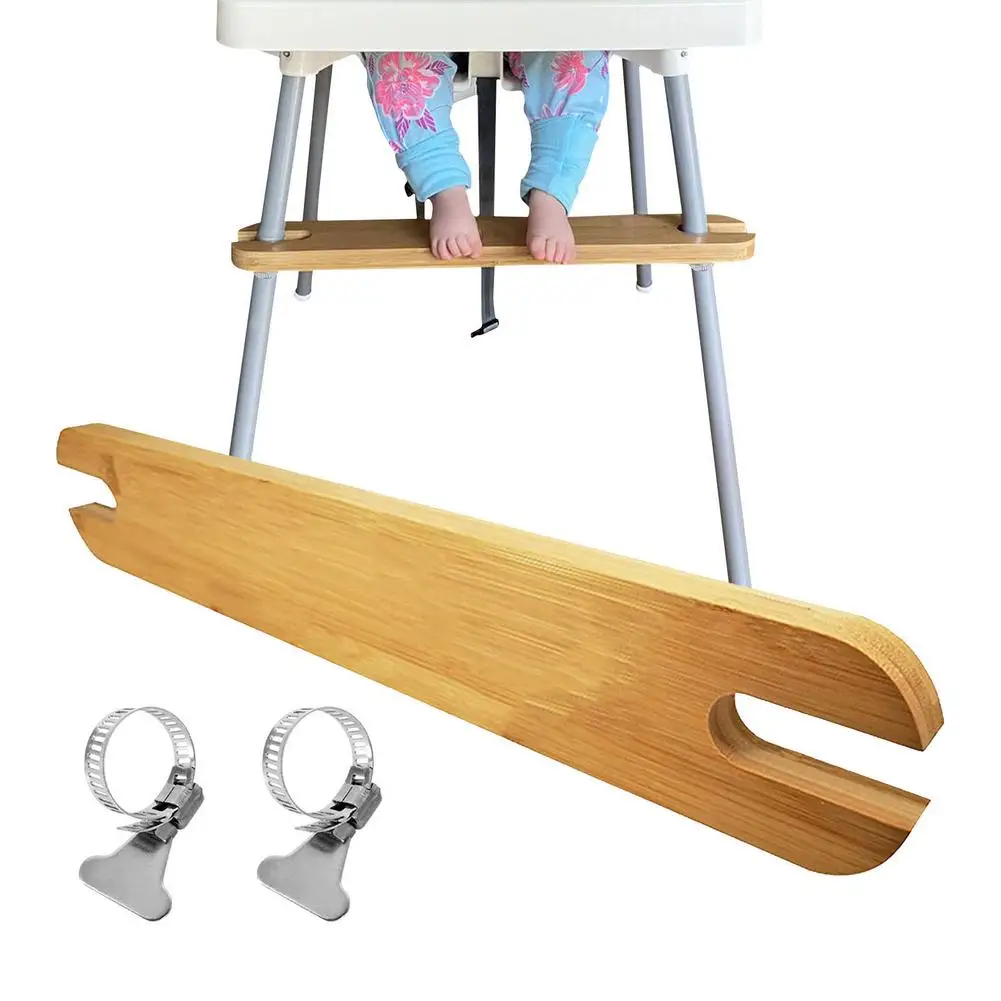 

High Chair Footrest Baby Natural Bamboo Baby Highchair Foot Rest High Chair Footrest Baby Seat Bamboo Footboard