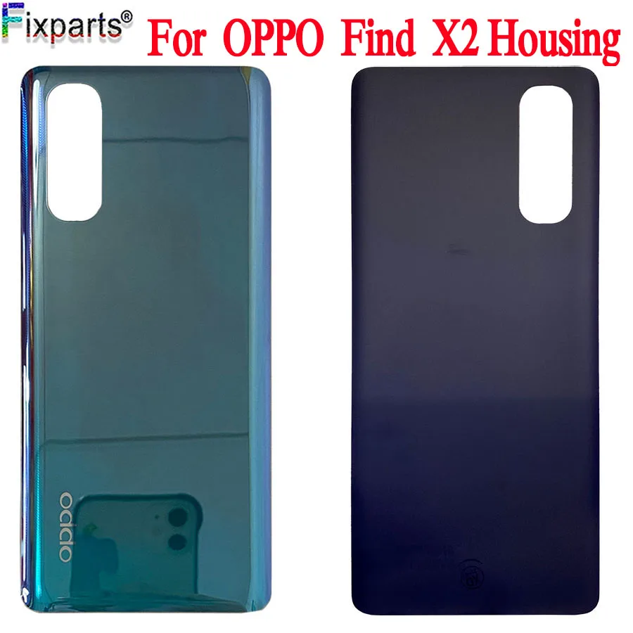 

6,7 "новая крышка для OPPO Find X2, крышка аккумулятора, запасные части X2, задняя крышка, Дверь корпуса, крышка аккумулятора