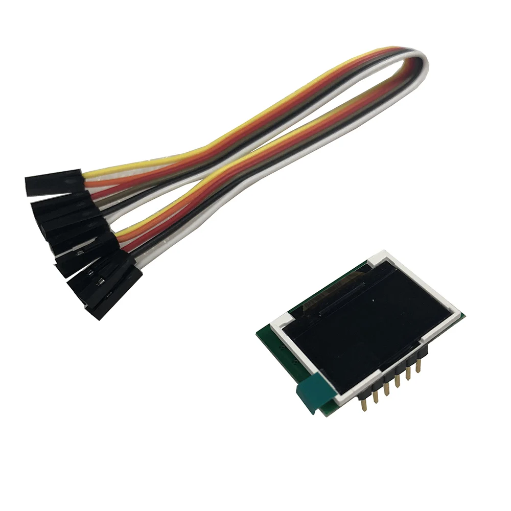 Миниатюрный 0 96 дюймовый OLED дисплей Lusya анализатор спектра двухканальный модуль