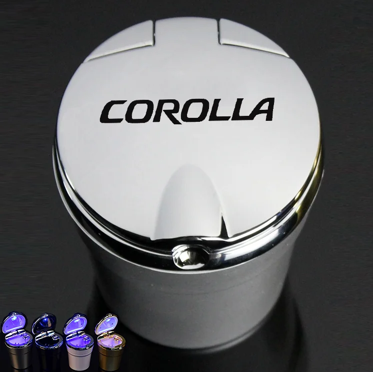 Пепельница с логотипом автомобиля держатель сигареты пепельница для Toyota corolla 2014