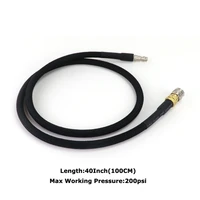 new airsoft hpa slp flex air hose remote line with foster quick disconnect coupler 40 inch low pressure max 200psi