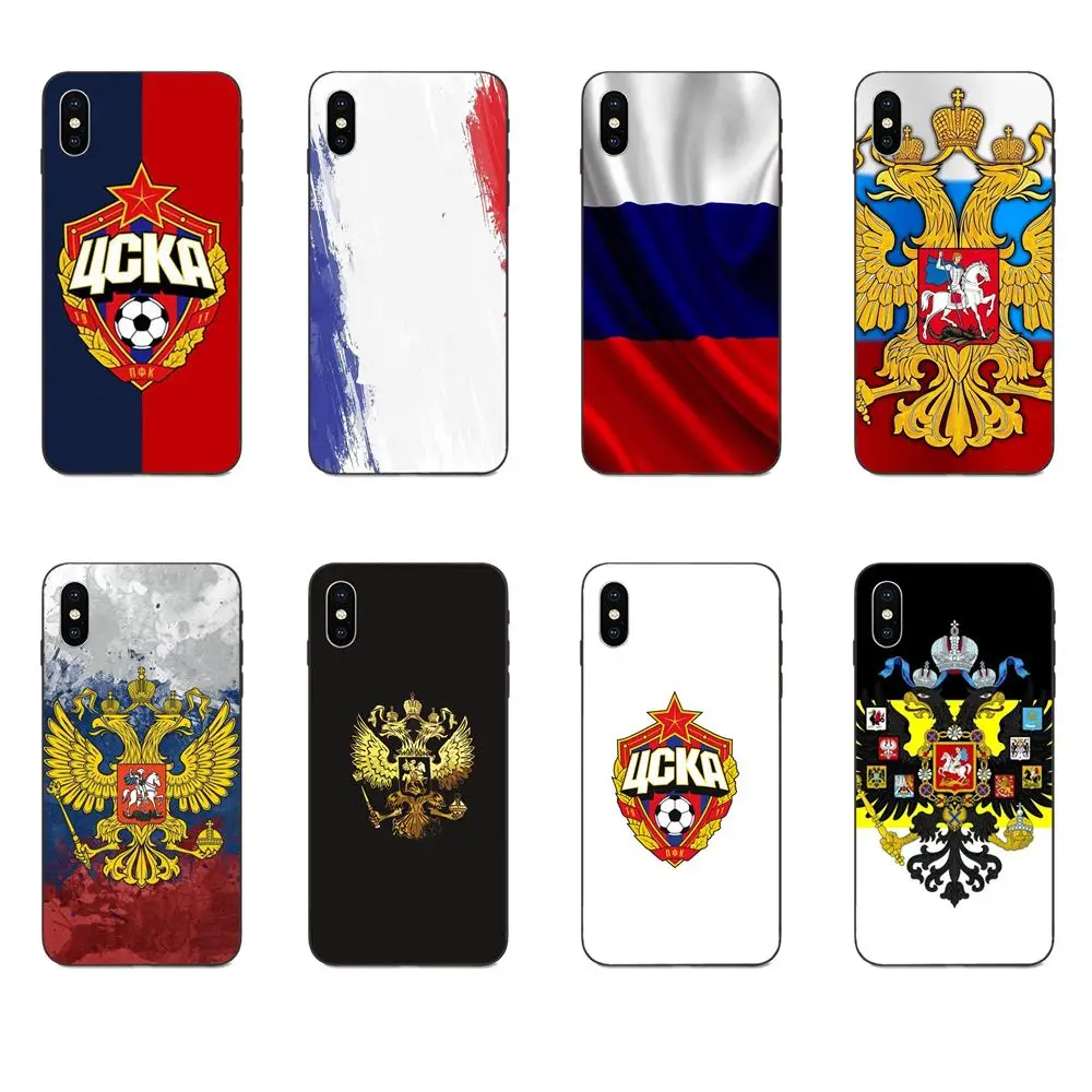 Силиконовые России эмблема флага Futbol Soft Shell для Xiaomi mi x Max Note 2 2S 3 S 5X6 6X8 9 9T SE A1 A2 A3 CC9e