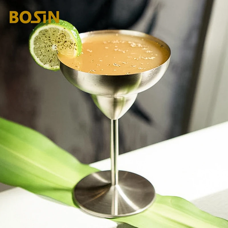 1 шт. бокал для коктейлей и мартини из нержавеющей стали металлический маргариты