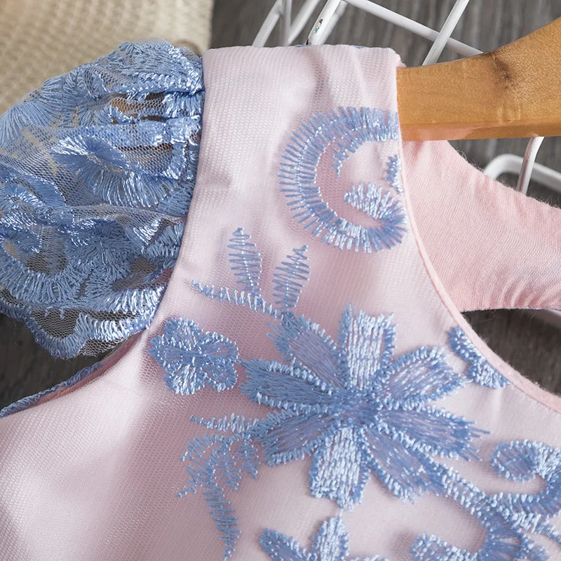 

2020 Fashion big bow girls dress New Year Party clothes Elegant princess dress Prom Gowns Formal costume for wedding birthday