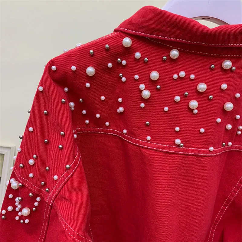 Куртка женская джинсовая в стиле Харадзюку короткая черная Базовая верхняя