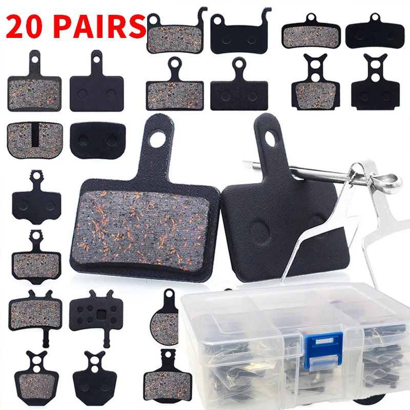 20 пар в коробке гидравлические дисковые Тормозные колодки из органической смолы