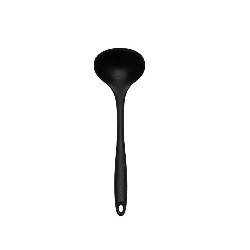 

Food Grade Silica Gel Spatula Kitchen Utensil Spoon Non Stick Pan Kitchen Utensil Spoon Leaky Spoon Cooking Tool