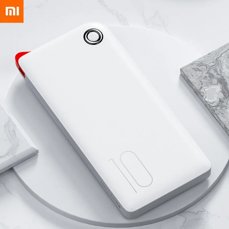 Летнее портативное зарядное устройство Xiaomi mi Benks PD 20000 мАч с зарядным кабелем для