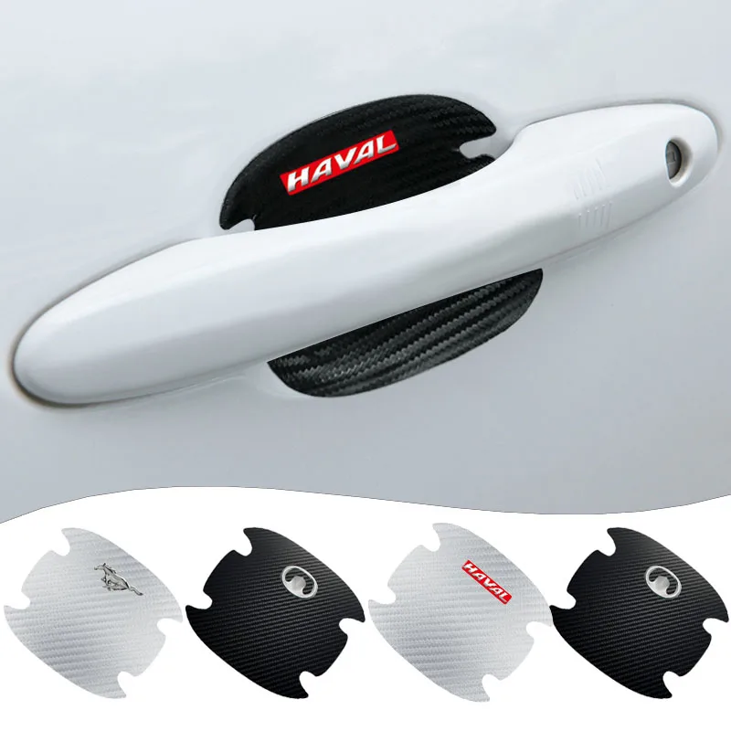 

4Pcs Car Logo Door Handle Stickers Auto Decals Car Goods For Nissan Accessories Juke March GTR Altima Maxima Xterra Qashqai ZE0