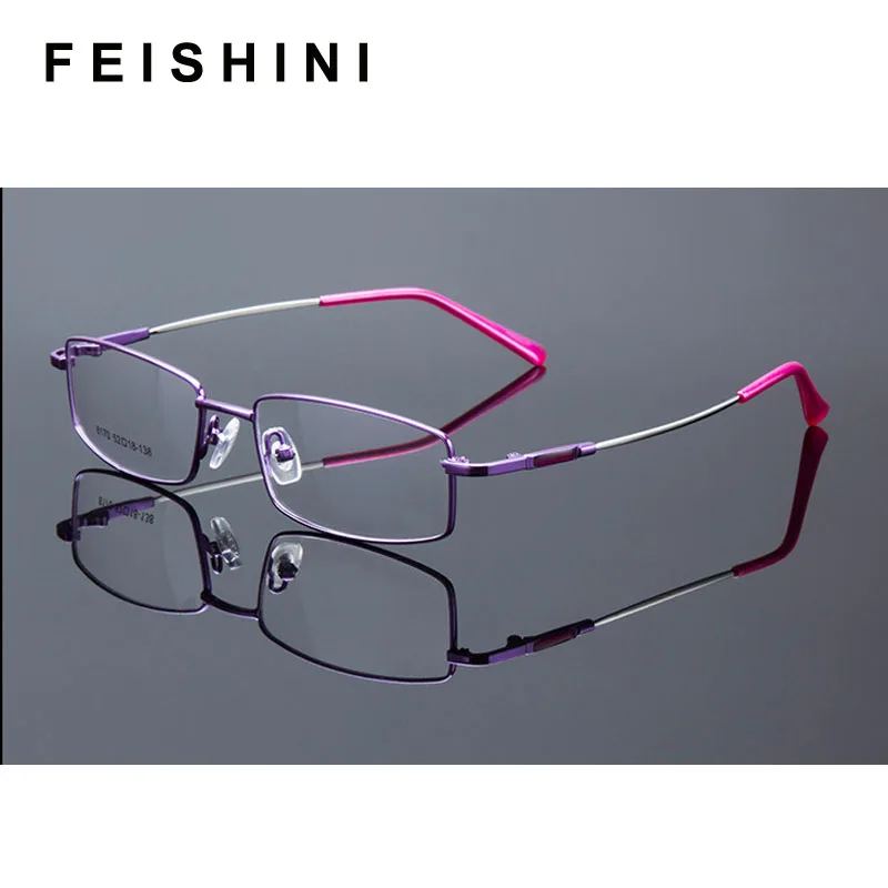 Feishini 2022 стандартная оправа для женских оптических очков мужская мужские