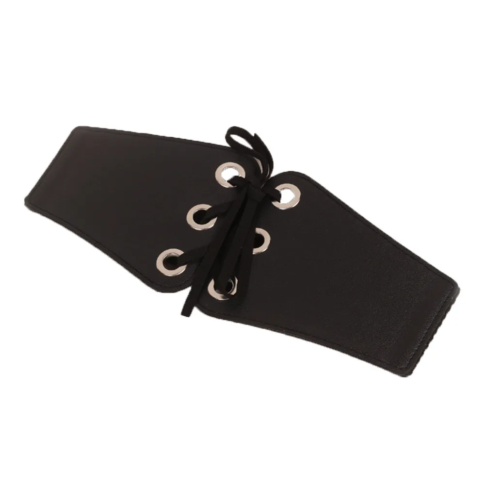 Женский пояс Ретро стиль бандаж широкий кожа эластичный обтягивающий тонкая