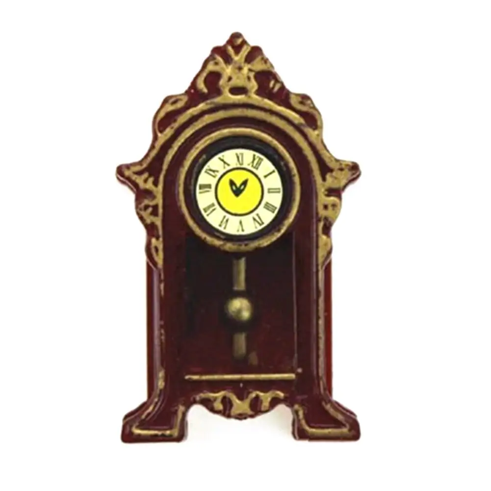 Модель деревянных настольных часов в винтажном стиле игрушка сделай сам для