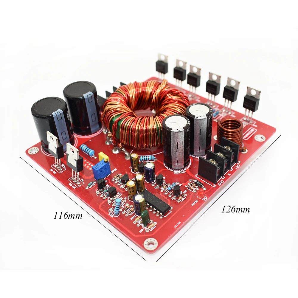 DC12V boost доска Настройка напряжения 30% высокое Питание 350 Вт HiFi усилитель