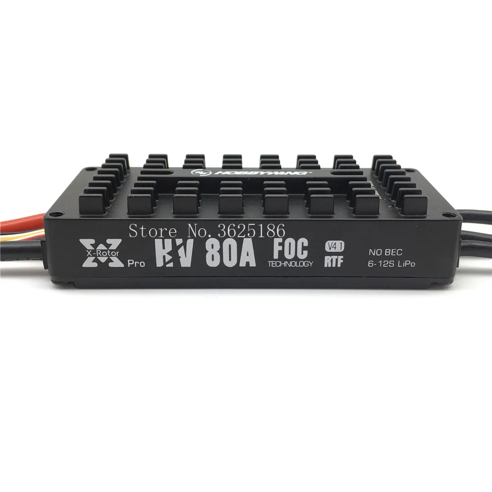 Двигатель Hobbywing XRotor FOC мощность 8120 КВ HV 80A V3 ESC для FPV сельскохозяйственных дронов 1