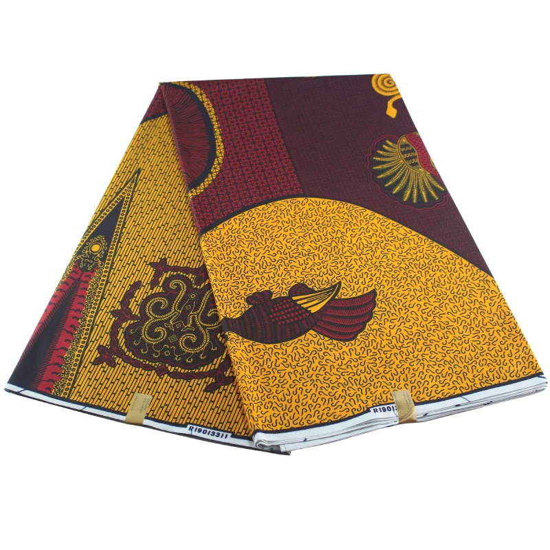 

Wax High Quality Nigerian Wax 2019 popular Wax African Wax For Ankara Women Dress 6 Yards