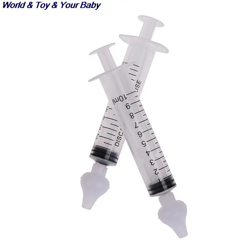 2pc 10ml Professional Syringe Nasal Irrigator With Syringes For Baby Infant Safe Cleaner Newborns Infants Nose | Мать и ребенок
