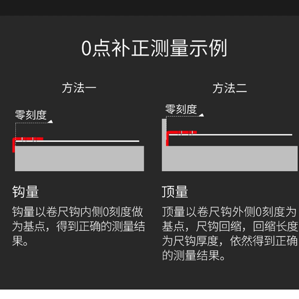 Xiaomi Deli стальная лента для измерения DL3797 автоматический замок 0 точка коррекция чистый знак восстановления буфера