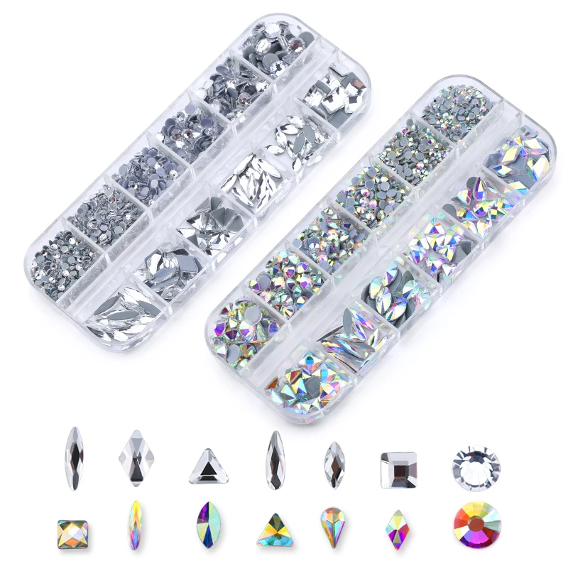 Высокое качество различных стилей Flatback кристалл горячей фиксации стразы стекло