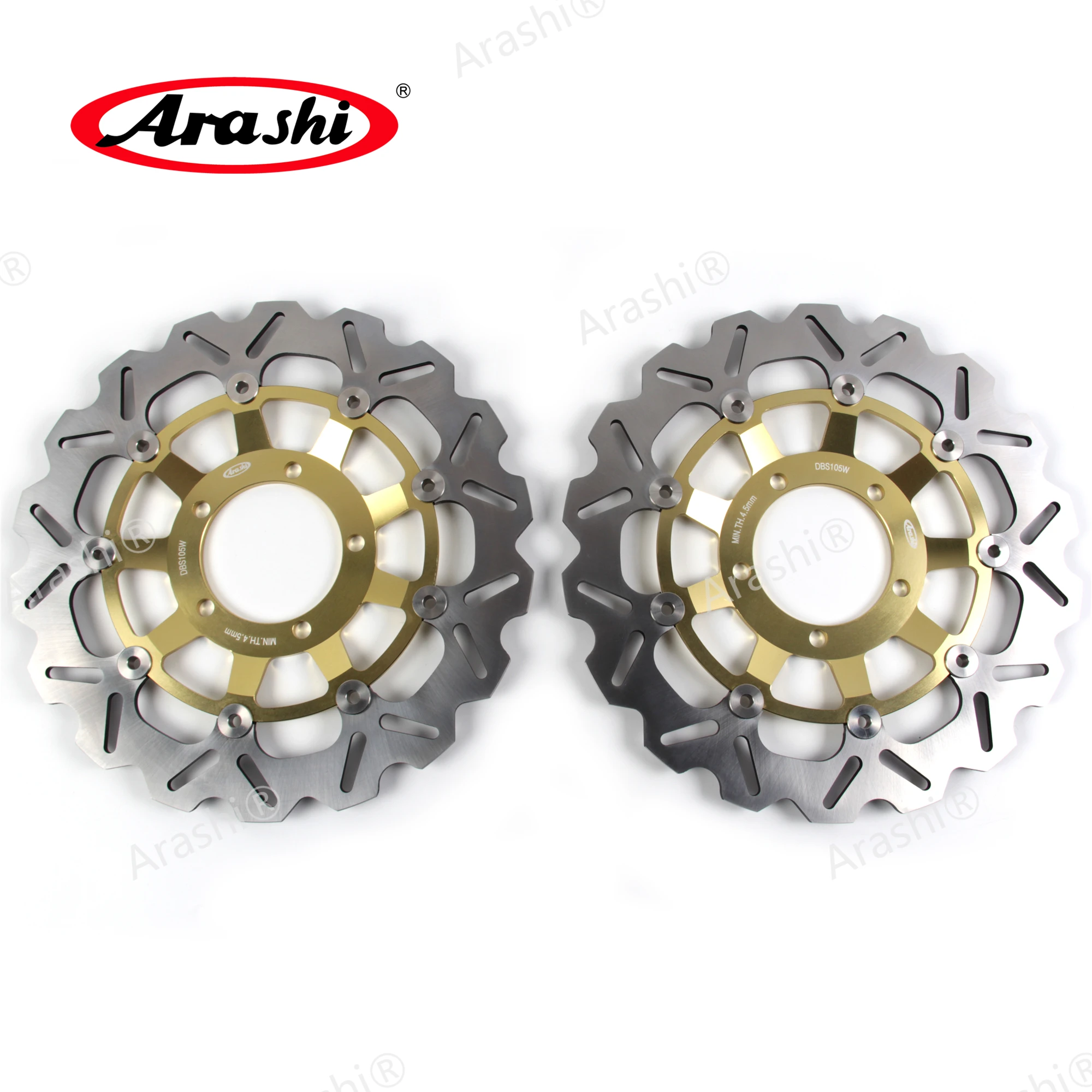 Arashi 1 пара для TRIUMPH Daytona 675 2006 2012 CNC плавающие передние тормозные диски роторы 2007 2008