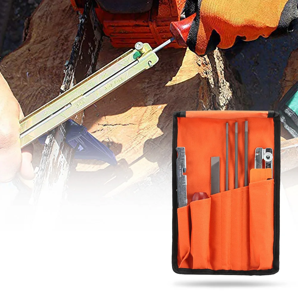 10 шт./компл. цепная пила набор для заточки инструментов направляющий бар файл