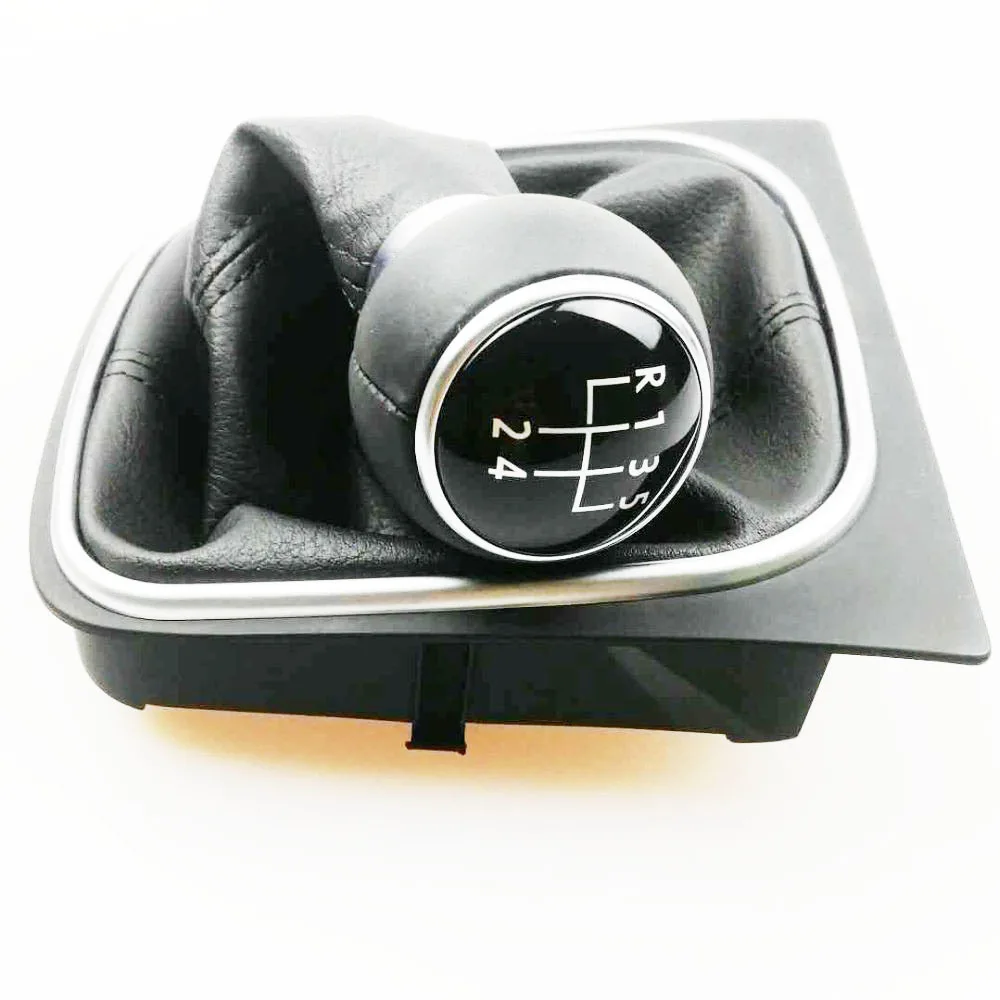 Оригинальные 5 скоростные автомобильные кожаные ручки переключения передач с