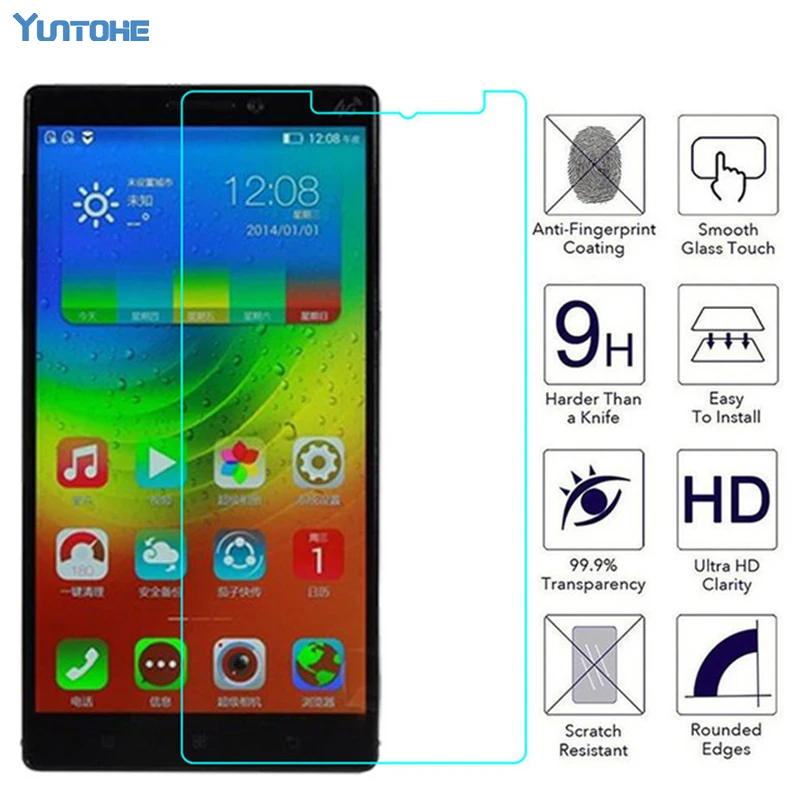 Закаленное стекло премиум класса 2.5D 9H для Lenovo K920/S60/S90/S660/S810/S820/S850/S858t/S860/S898/S920/S930