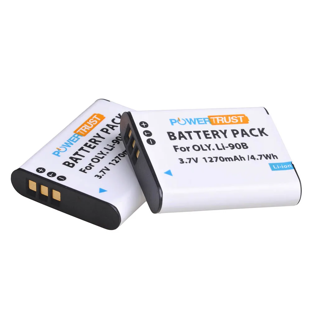 2Battery 2 шт LI-90B LI 90B LI90B LI-92B батарея для камеры Olympus Tough TG-5 tg-трекер SH-1 SH-2 SP-100 IHS Tough TG-1 iHS TG-2 iHS - Цвет: 2Battery